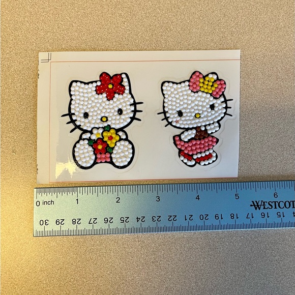 Hello Kitty Diamond Dot Stickers - set of two - Picture 3 of 6